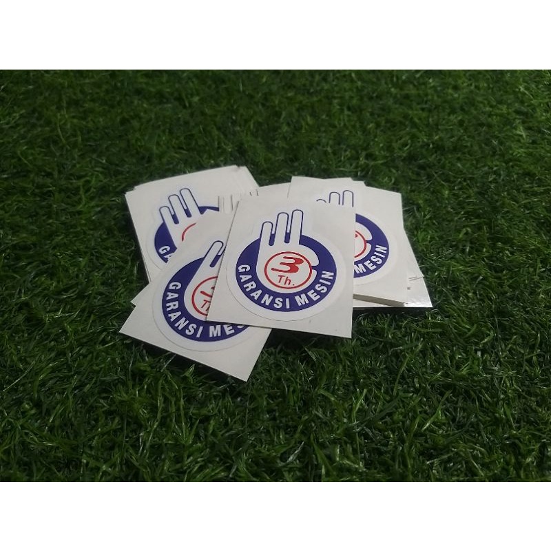 Sticker Garansi 3 Tahun Yamaha