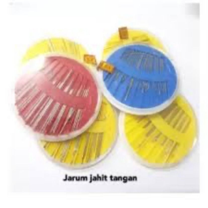 Jarum Jahit Tangan 1 Pack Wadah Bulat