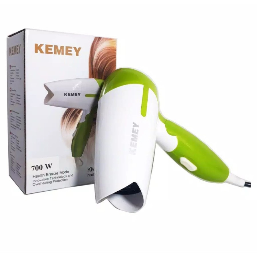 Hair Dryer Lipat Mini Travel Hairdryer Pengering Rambut Kemei KM-3326