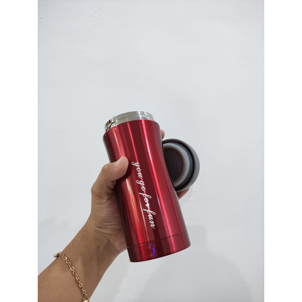 Termos Air Panas stainless Vacuum Flask Botol 350ml