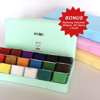 HIMI MIYA Gouache 18 colour (+ BONUS)