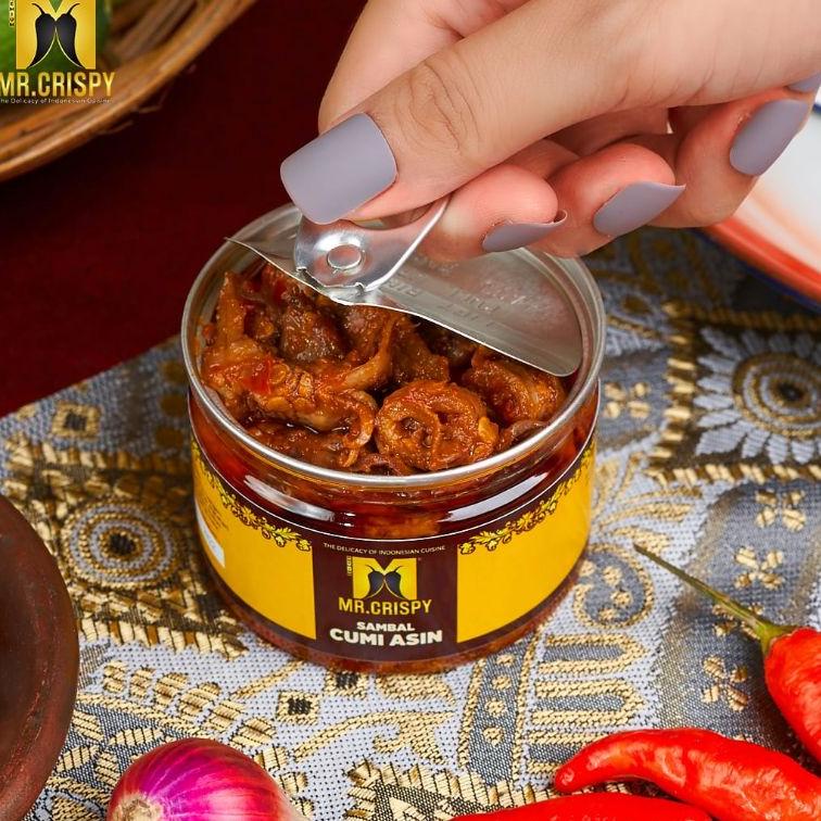 

◘ Sambal Cumi Asin/Pete/Bajak Ebi/Teri Medan Sambel Mr.Crispy ➾