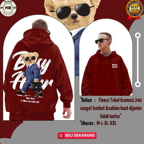 Sweater Hoodie Pria| switer Sweater Hoodie pria| Hoodie panda busy Hour |sweater Hoodie murah berkua