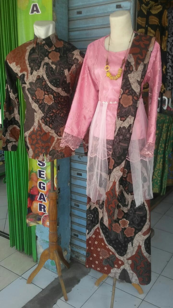 Shopashop Solo Batik Kebaya Couple Freya Tulle Mutiara