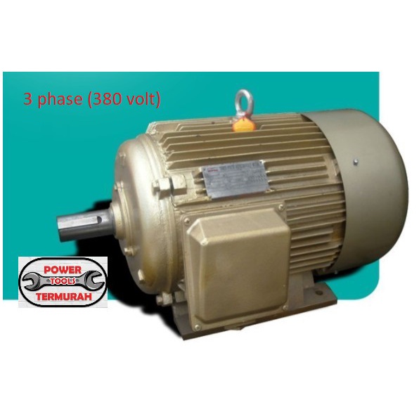 Dinamo Penggerak WIPRO 3 phase 1 HP 4P 1450 RPM Electromotor 1HP 4 P
