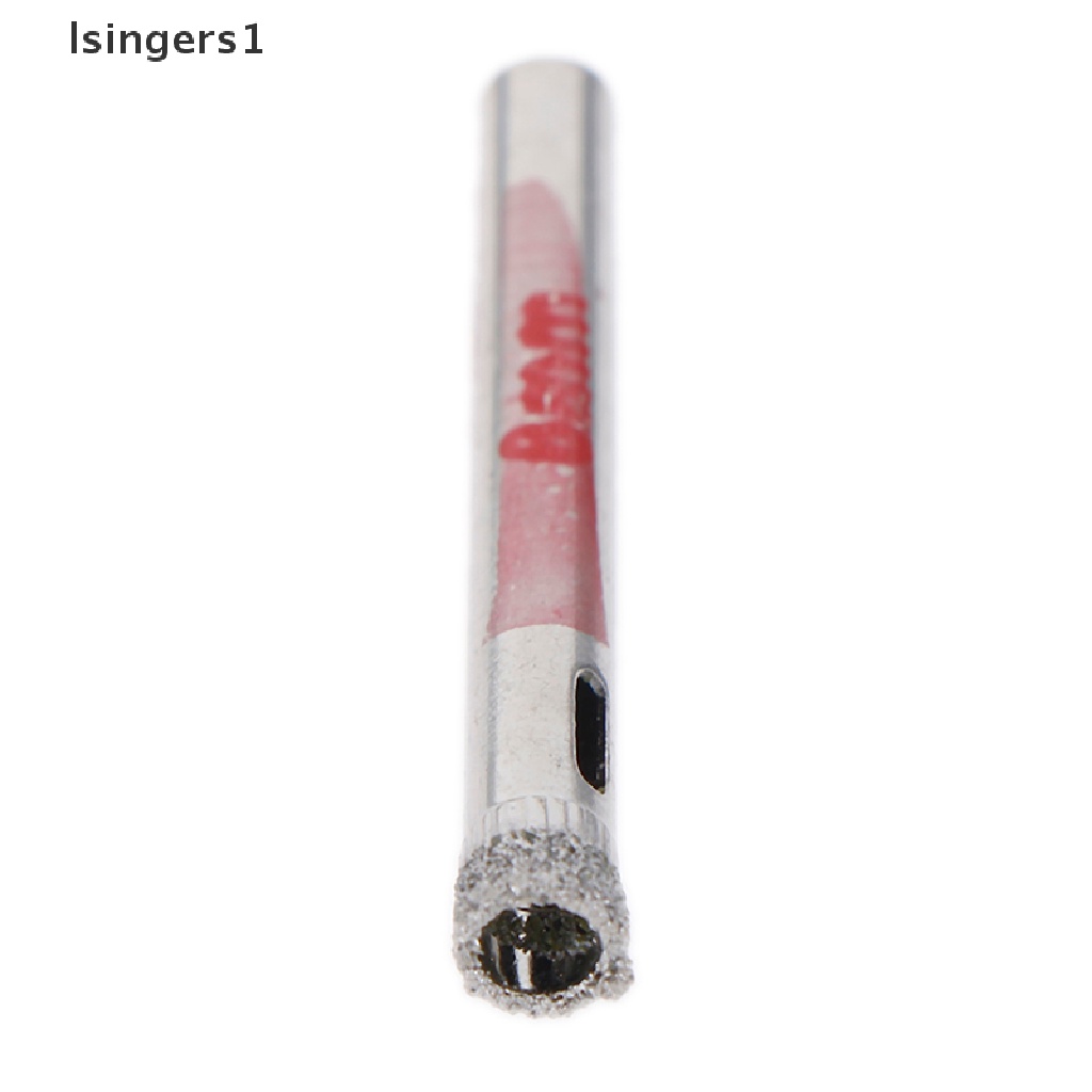 (lsingers1) 10pcs / Set Mata Bor Lapis Berlian 6mm Untuk Melubangi Kaca / Keramik