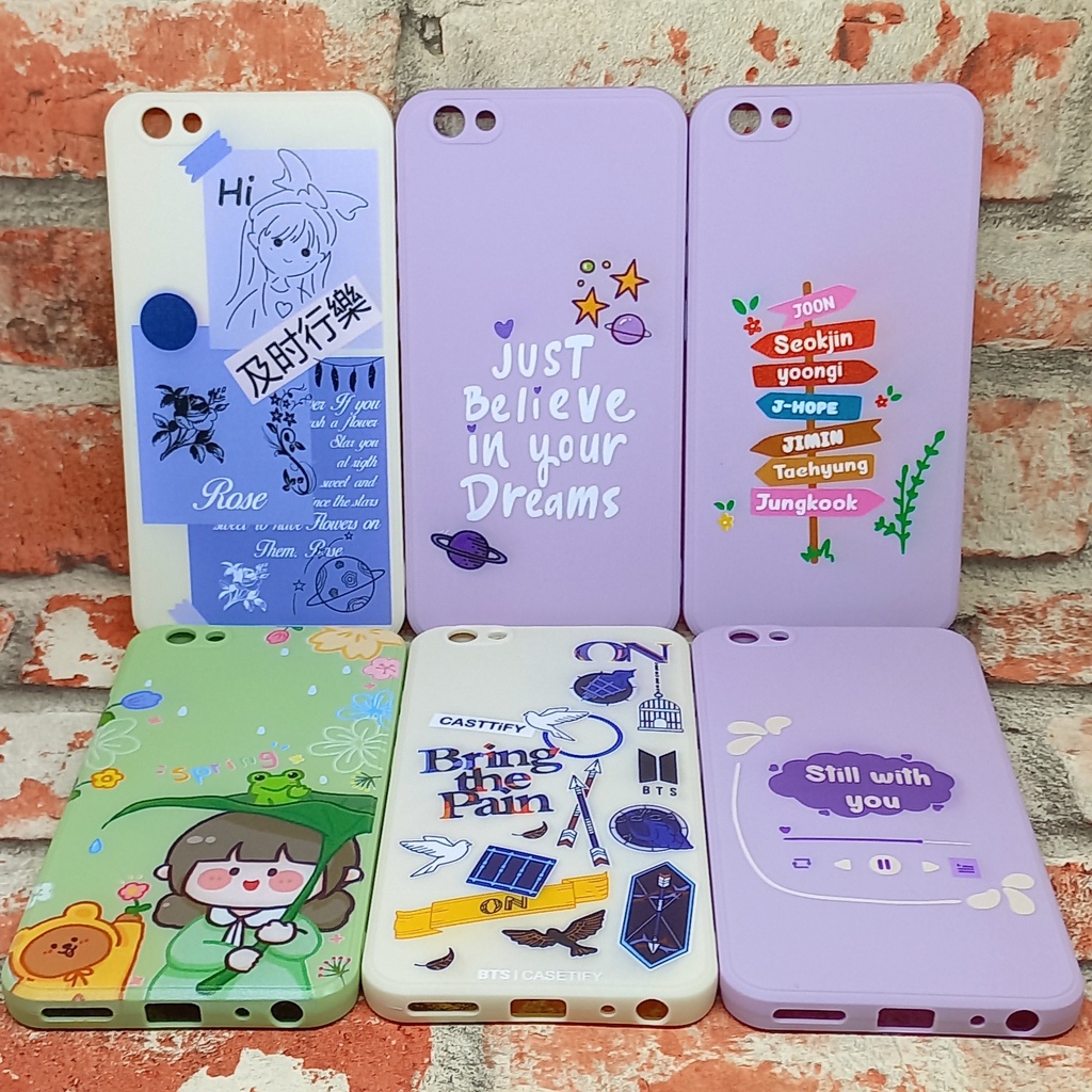 Case Vivo 1601 1612 1713 Gambar kartun Minnie Mouse Vivo V5s V5 Y67
