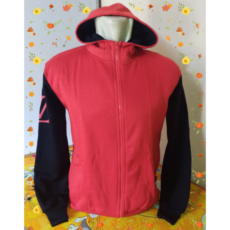 Jaket merah hitam