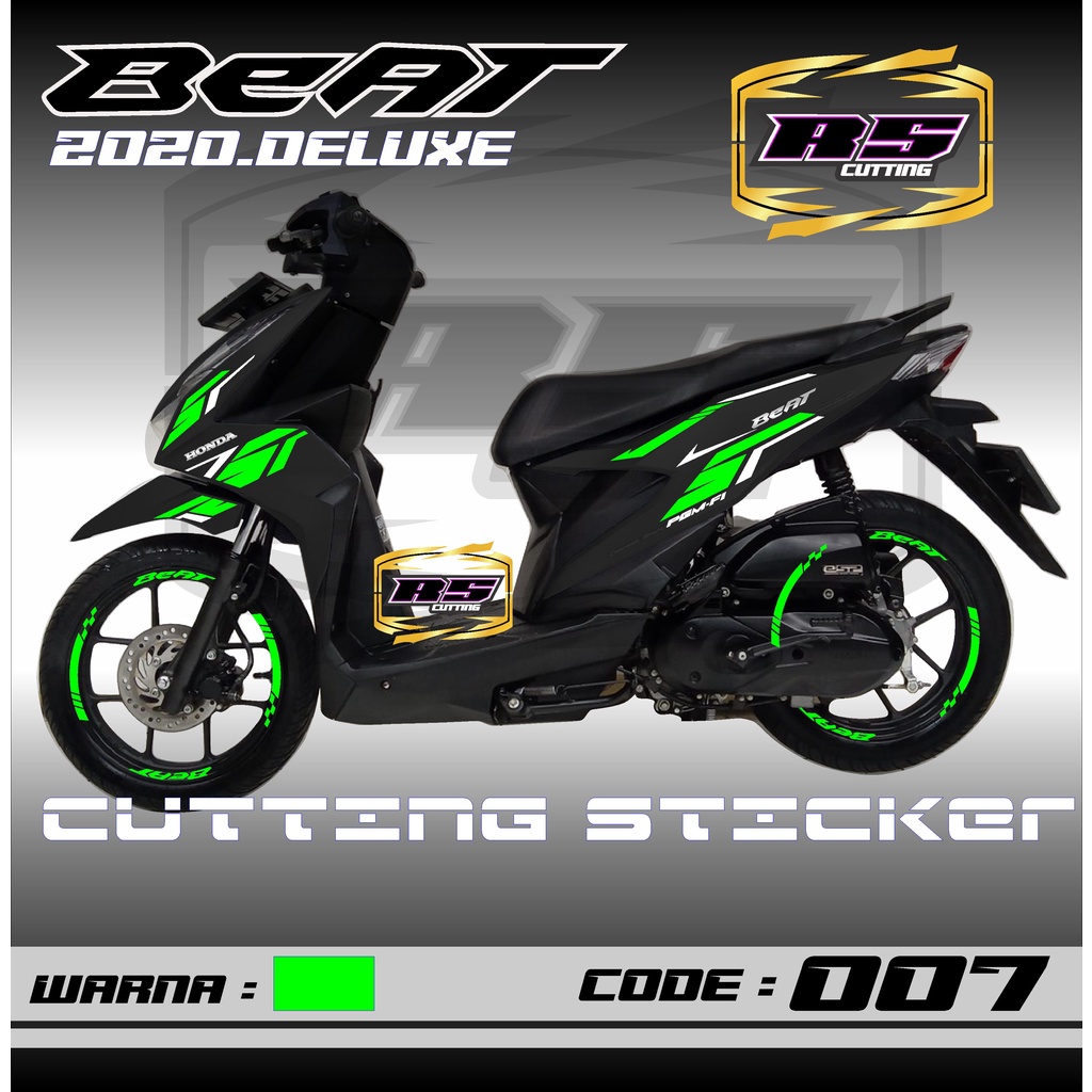RYA Cutting Sticker Beat Deluxe & Velg Beat - List Variasi motor Beat aksesoris Motor Beat Deluxe St