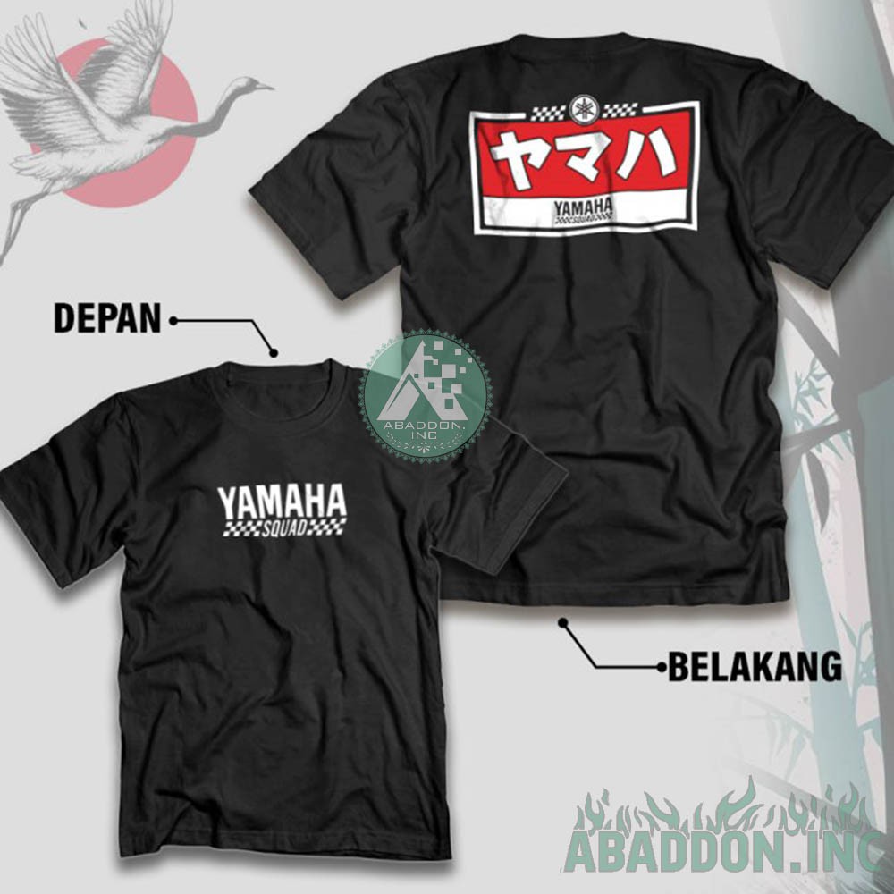 Kaos Baju Yamaha Squad Tshirt Distro Racing Otomotif Motor Rx King Vixion Gank - 7567