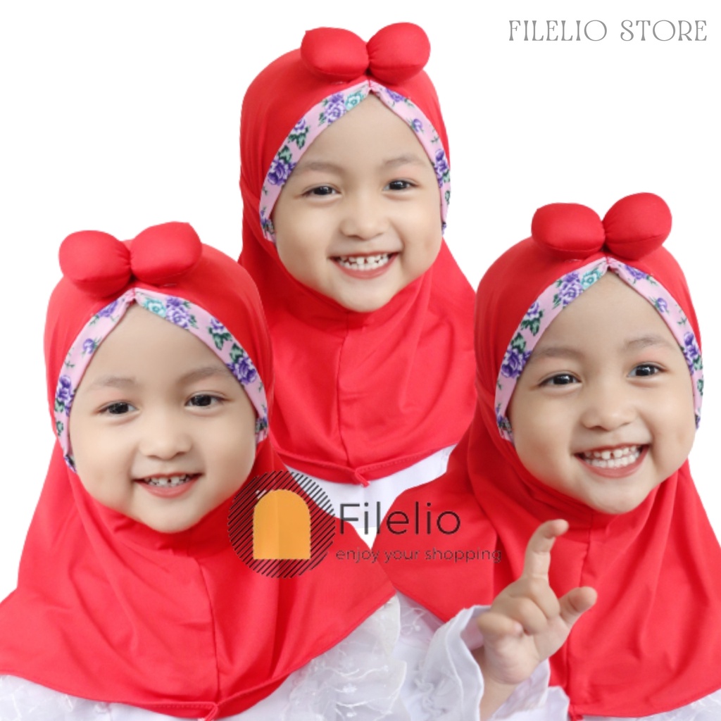 TERMURAH Kerudung Anak Perempan Sabrina Kids Umur 1-3 Tahun Khimar Anak Kecil Lucu Murah Premium