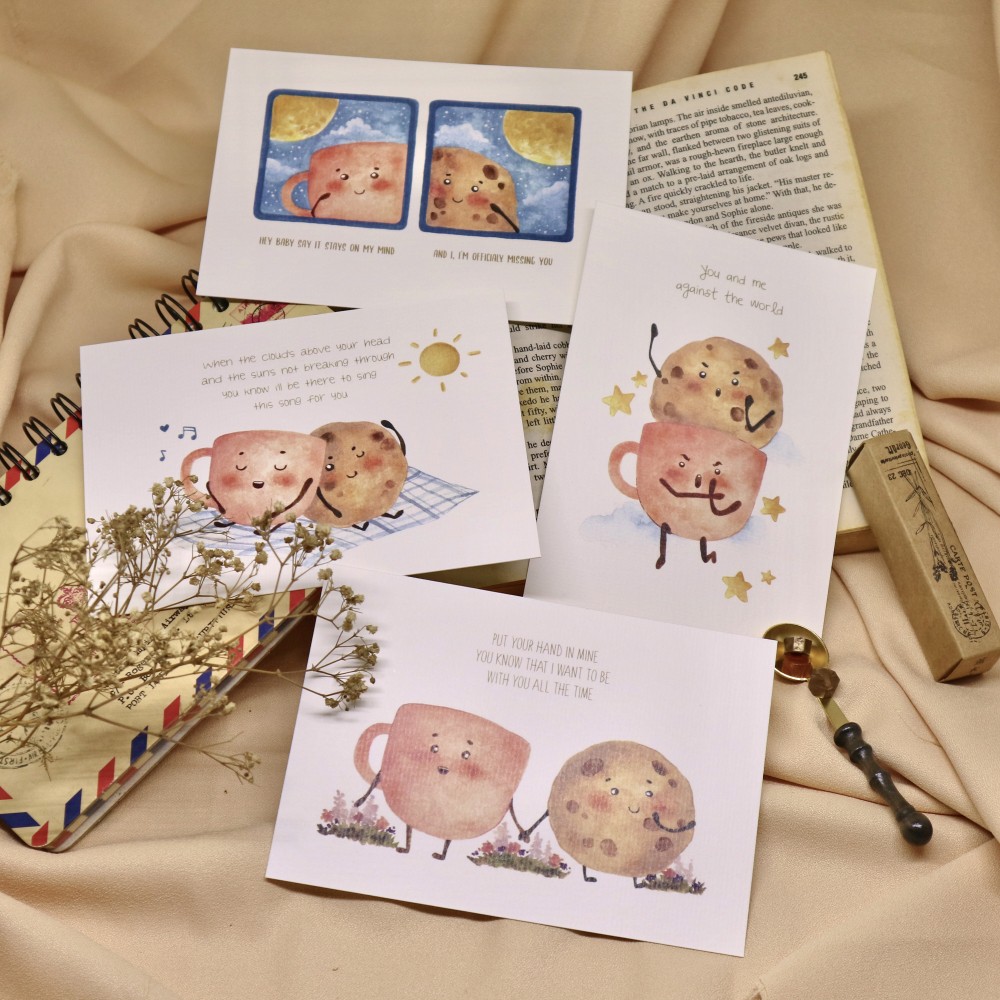 

IMAGINEARTWORK14 Valentine Edition Postcard / Kartu Pos Ilustrasi