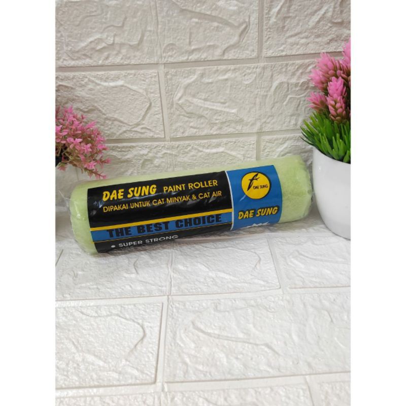 bulu refil kuas cat roll desung   harga per 1 pcs
