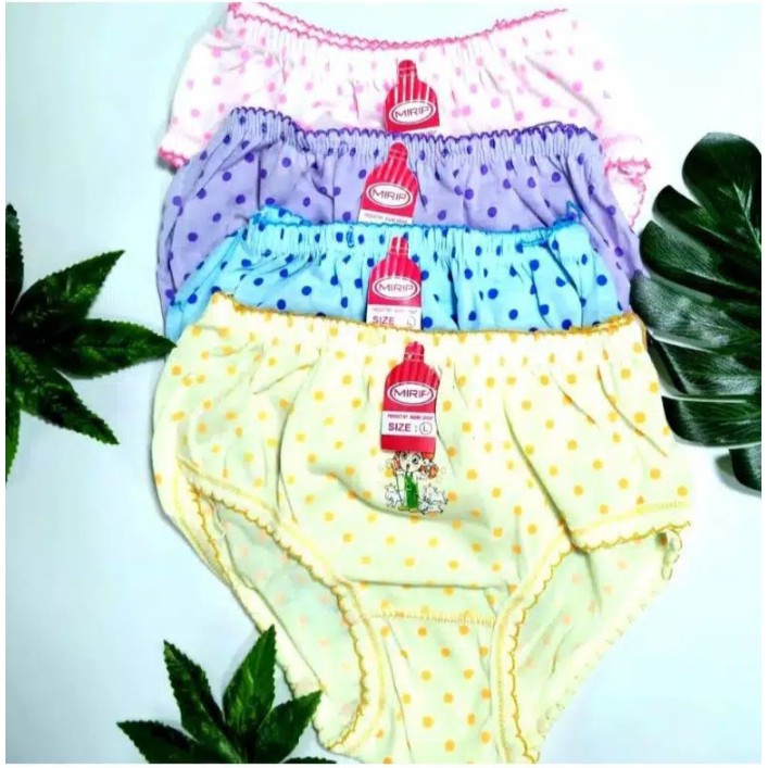 Celana Dalam Anak Cewek Wanita Cawet Katun Murah Polkadot