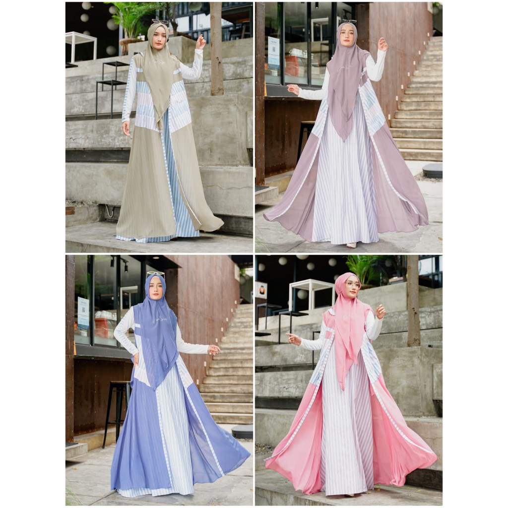 (BISA COD) Nayra Set by Viendra Syari Original