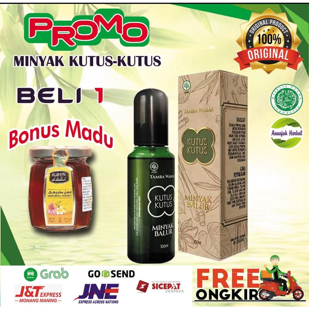 Minyak KUTUS KUTUS I Kutus kutus Asli - Original I Kutus Kutus 100ml