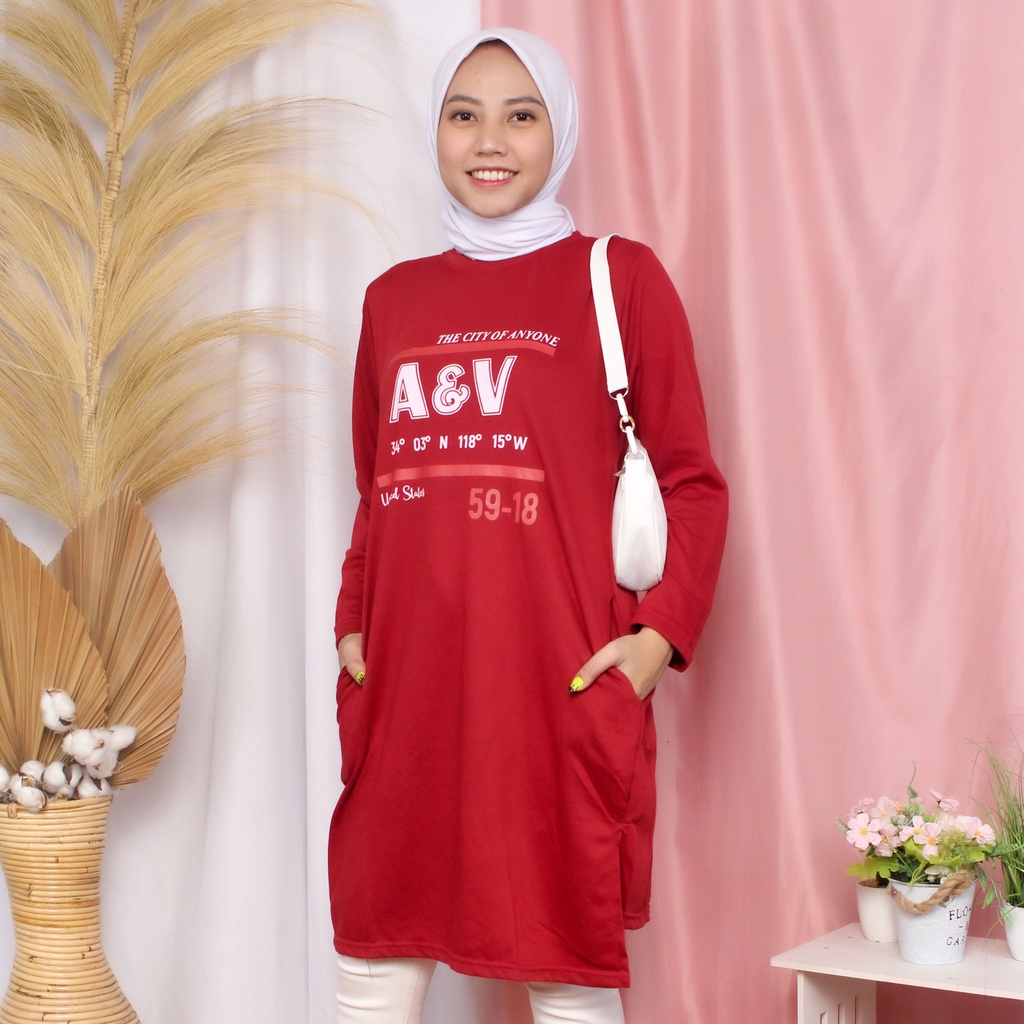 [12.12] RX FASHION  - TUNIK A&amp;V WANITA