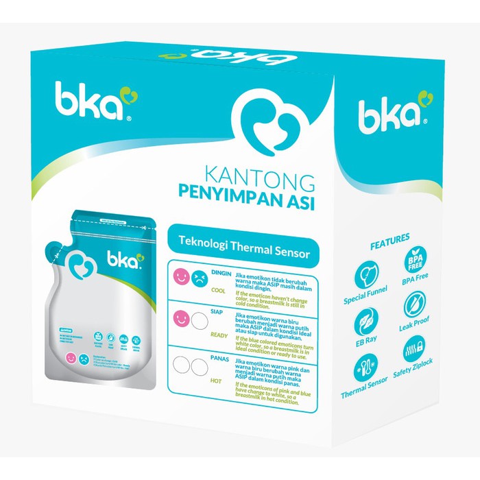 BKA Kantong Asi 100ml 120ml Isi 10pcs dan 30pcs / Breastmilk Storage Bag