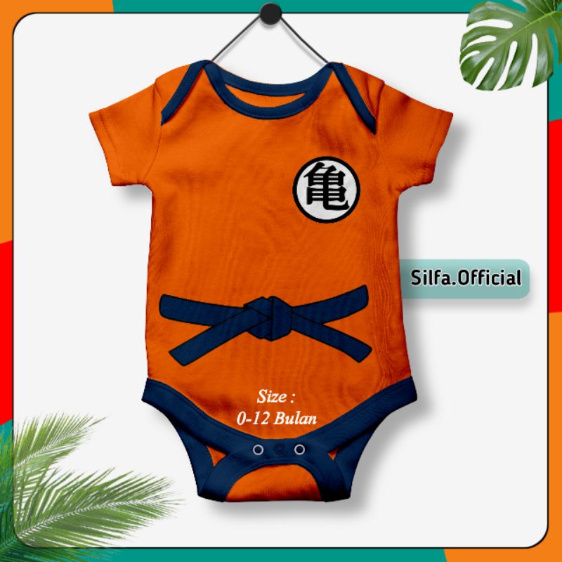Jumper Baby Baju Bayi Laki Laki 0 6 Bulan Karakter Goku Dragon Ball