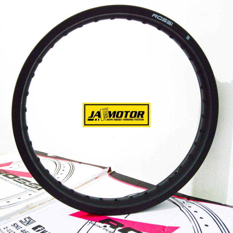VELG ROSSI RING 18 160 HITAM DOFF HOLE 36 VELG ROSSI