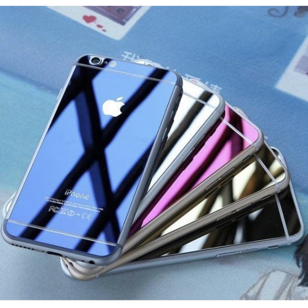 iPhone 6+ Tempered Glass Mirror Chrome Antigores Glass Warna iPhone 6s Plus iPhone 6 Plus