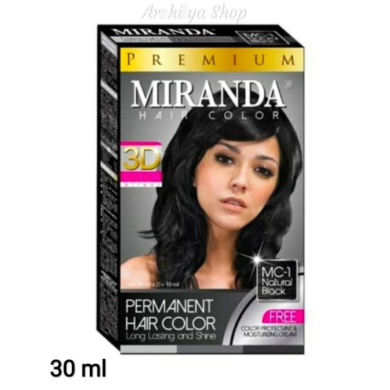 Miranda Hair Color MC-1 Natural Black 30 ml