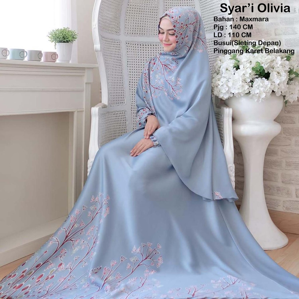 AB Agen Baju  Official Shop MAXI syari  OLIVIA  KHIMAR 