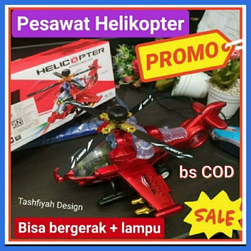 Mainan Pesawat helicopter helikopter rc tempur