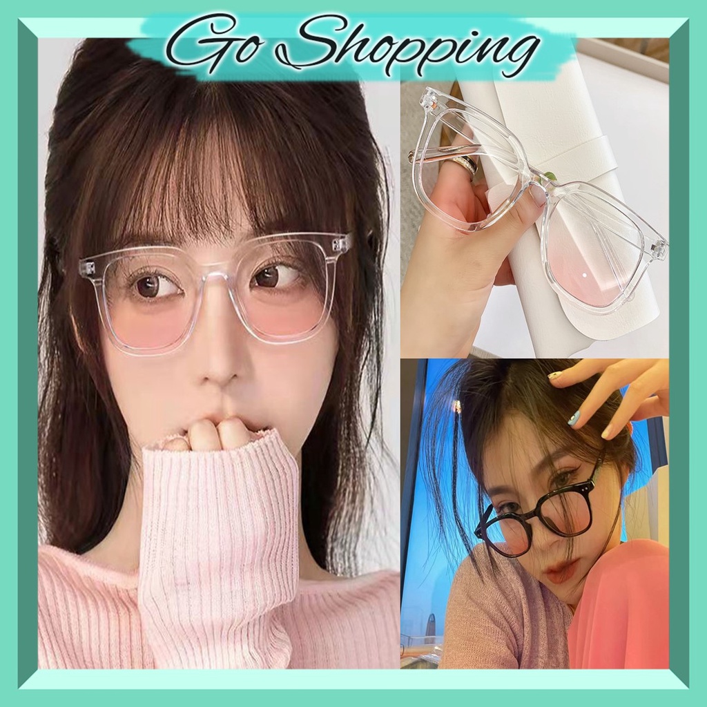 GO!KC782 Kacamata Anti Radiasi Persegi Kacamata Style Korea Bingkai Retro Petak Eyeglasses