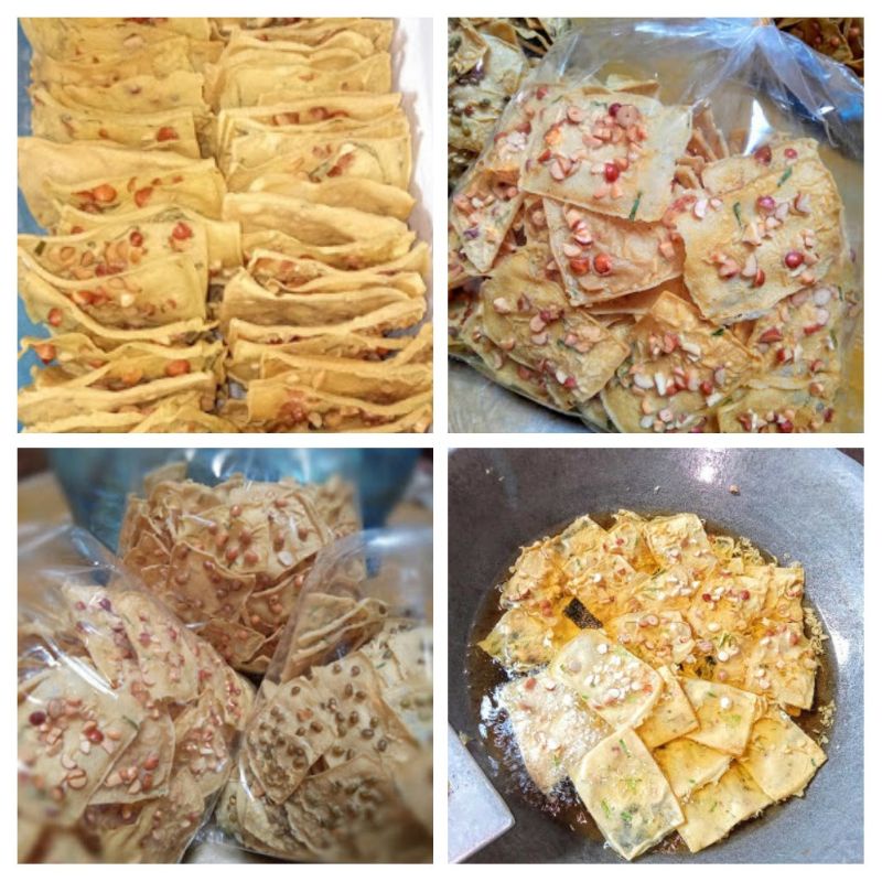 

Peyek renyah dan gurih bumbu alami