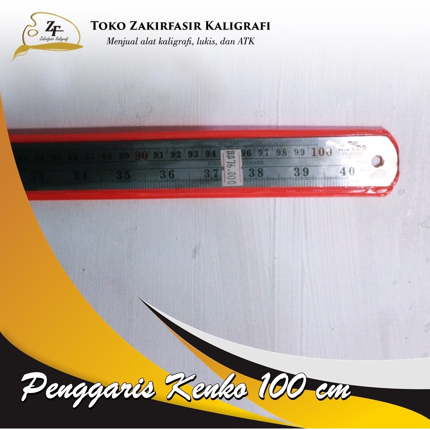 

PENGGARIS 100 CM BESI/STAINLESS STEEL RULER