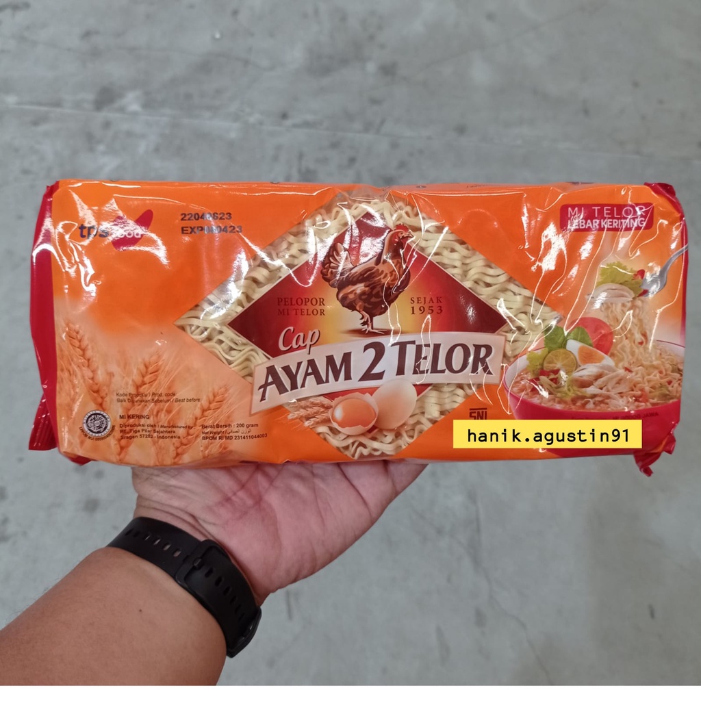 

Mie Telor Cap Ayam 2 TELOR SEJAK 1953 200g