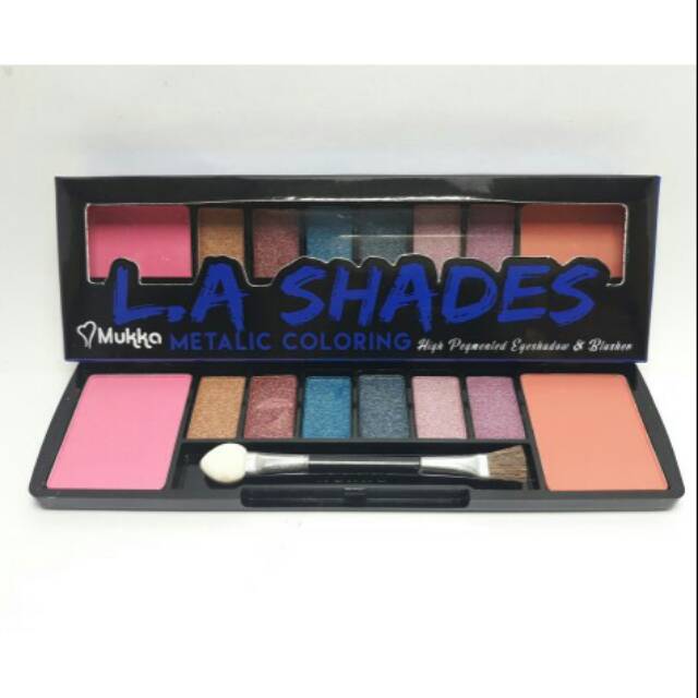EYESHADOW & BLUSHER MUKKA L.A SHADES BPOM SERI.02