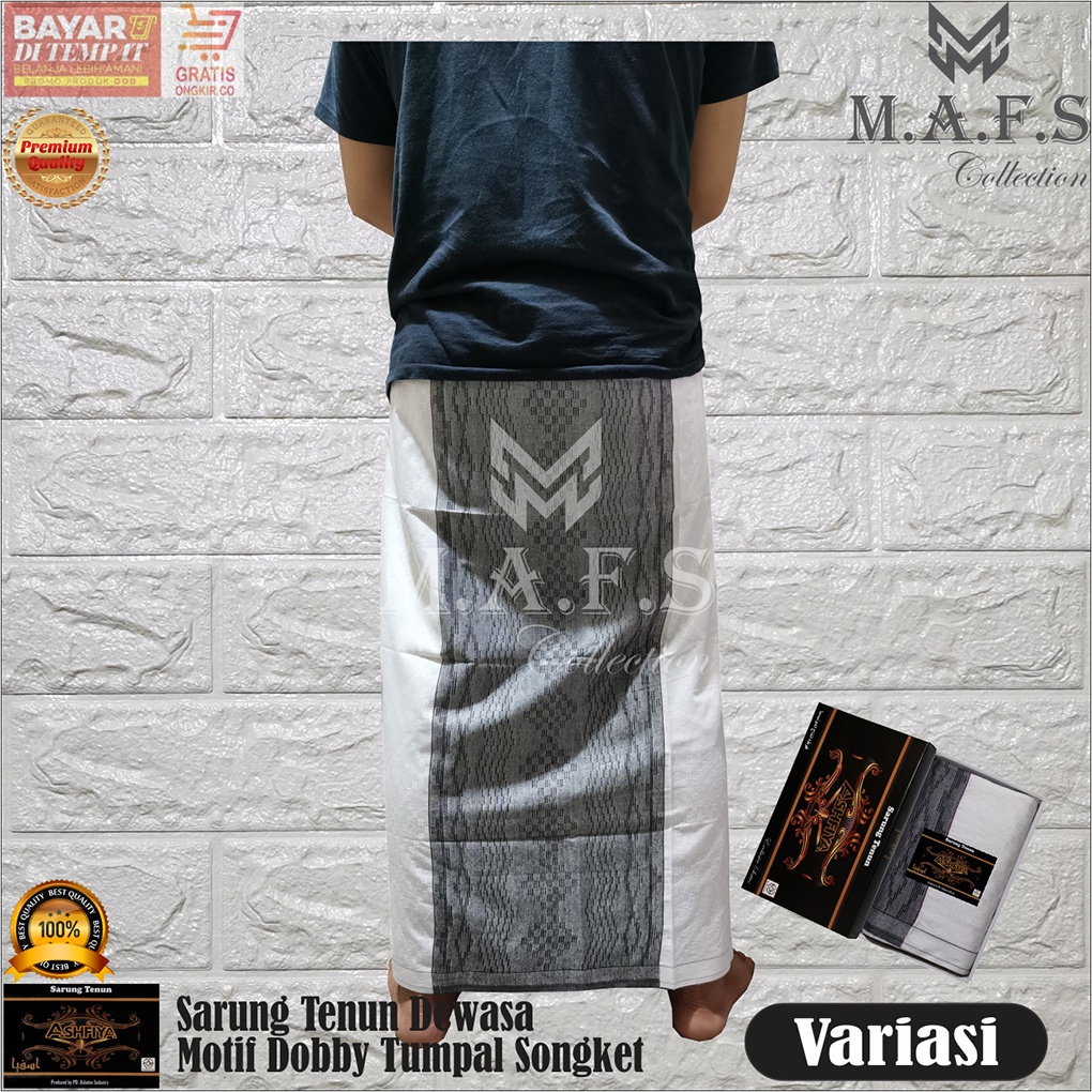 SARUNG DEWASA SARUNG TENUN MOTIF TUMPAL SONGKET ASHFIYA / KALIFA