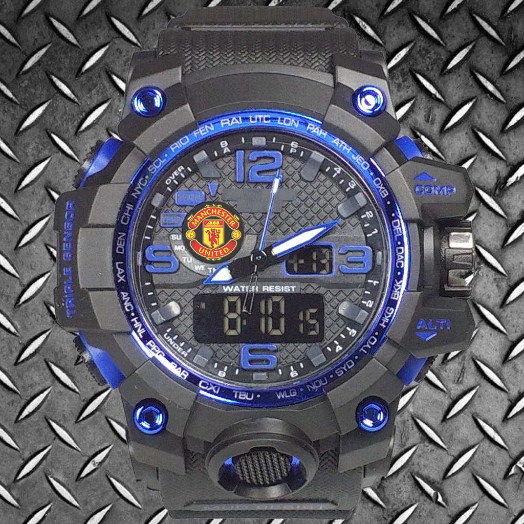 (Istimewa Bossque) Jam MU Double Time List Biru (Exclusive)