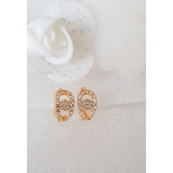 Ready Anting Dewasa Jepit anting tusuk fashion import lapis emas fashion bestquality xuping