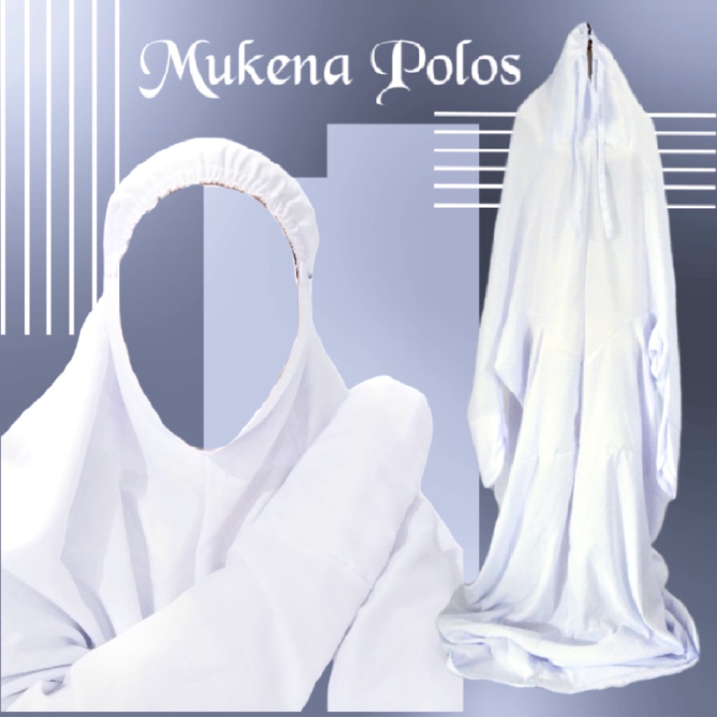 Mukena Polos Dewasa. Mukena Polos Putih. Mukena Terusan Polos. Mukena Polos Katun.