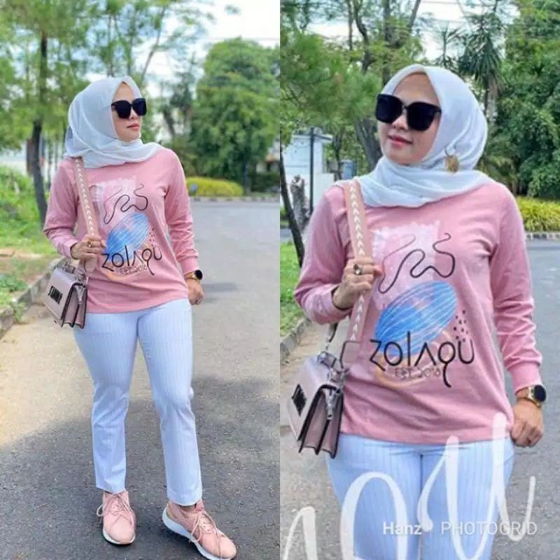 Kaos Zolaqu Original Pink Size