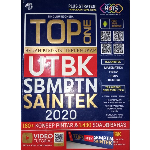 PRELOVED BUKU UTBK SBMPTN TERLARIS  - BEDAH KONSEP INTI MATERI UTBK SBMPTN SAINTEK SOSHUM 2022 UJIAN MANDIRI - Buku The King Drilling UTBK SAINTEK SOSHUM - PRELOVED BUKU UTBK SBMPTN MURAH - UTBK SBMPTN 2022 - UTBK SBMPTN 2023-TOP ONE SAINTEK 2020