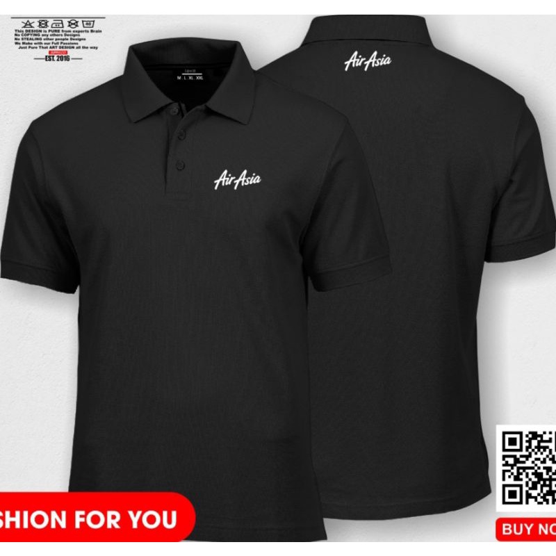 Kaos airasia kaos air Asia baju air Asia baju airasia kaos katun airasia kaos kerah airasia polo shi
