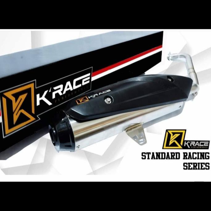Knalpot New Aerox 155 Connected Krace Standart Racing