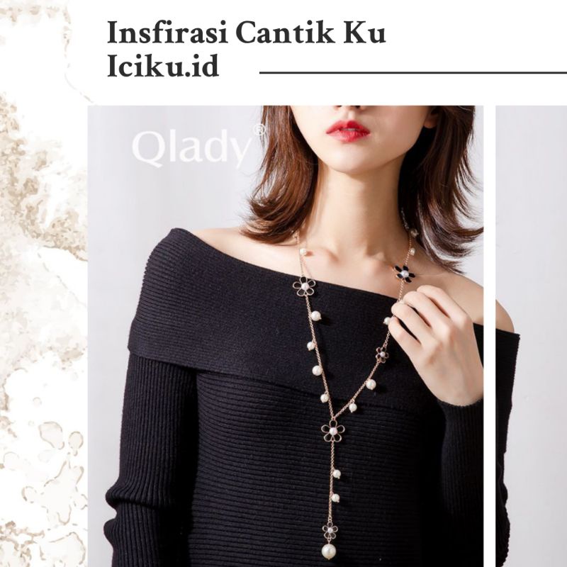 Grosir (SSC) Kalung Hijab Etnik Necklace Korea Style Premium Aksesoris Wanita Hits Premium Termurah