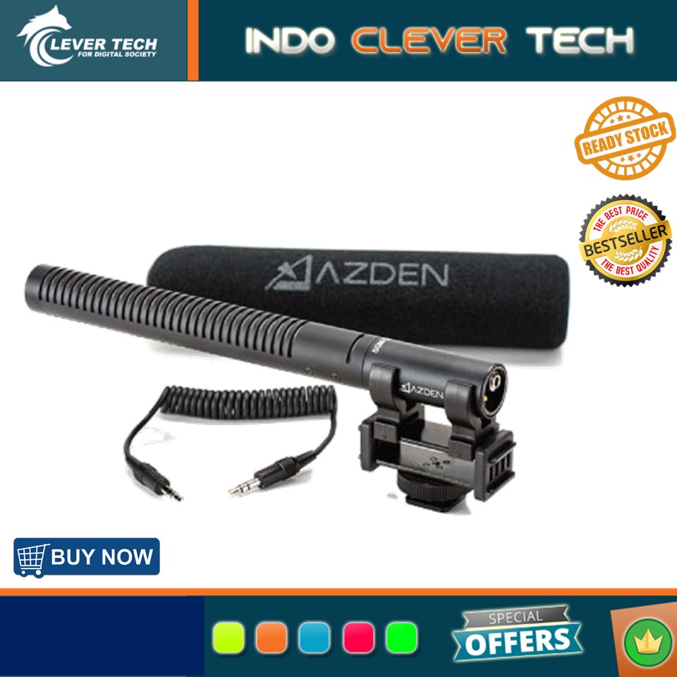 Azden SGM-DSLR Broadcast Quality Shotgun Microphone for DSLR Cameras