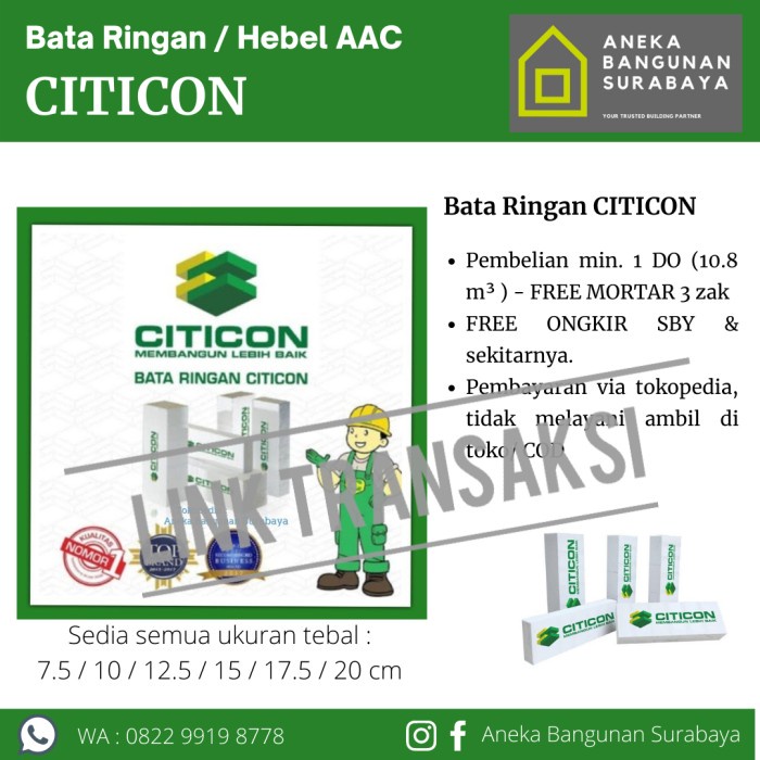 Bata Ringan Citicon Bojonegoro