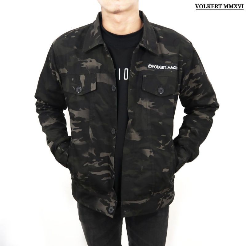 Jaket camo army volkert /jaket army premium/jaket pria/jaket loreng