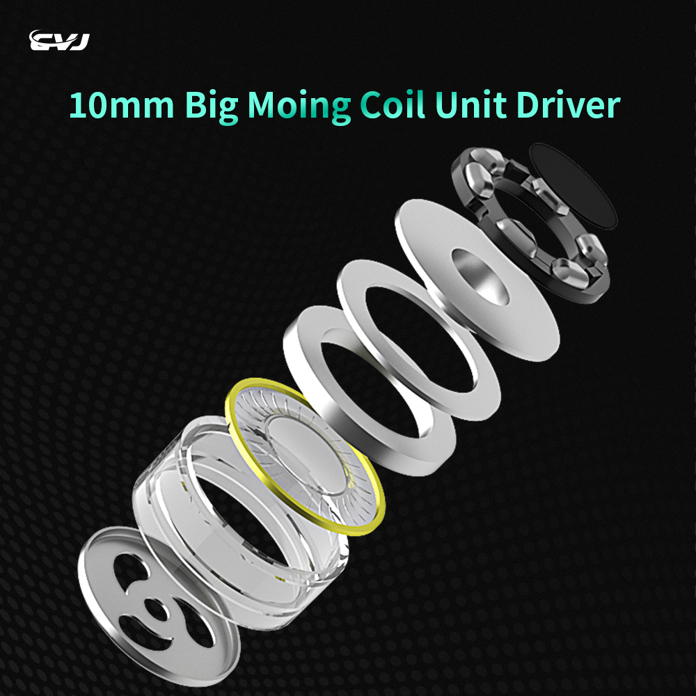 Earphone In Ear CVJ CSE 2BA+1DD Hybrid 4 Core HIFI+Sambungan 2PIN 0.75MM ZSX ZS10PRO BL03 BL05 BA5