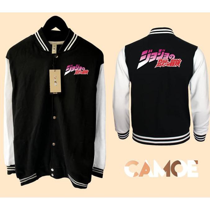 Jaket Varsity Baseball Anime Jojo s Bizzare Adventure Japan Jacket Distro Pria Sweater Laki Wanita