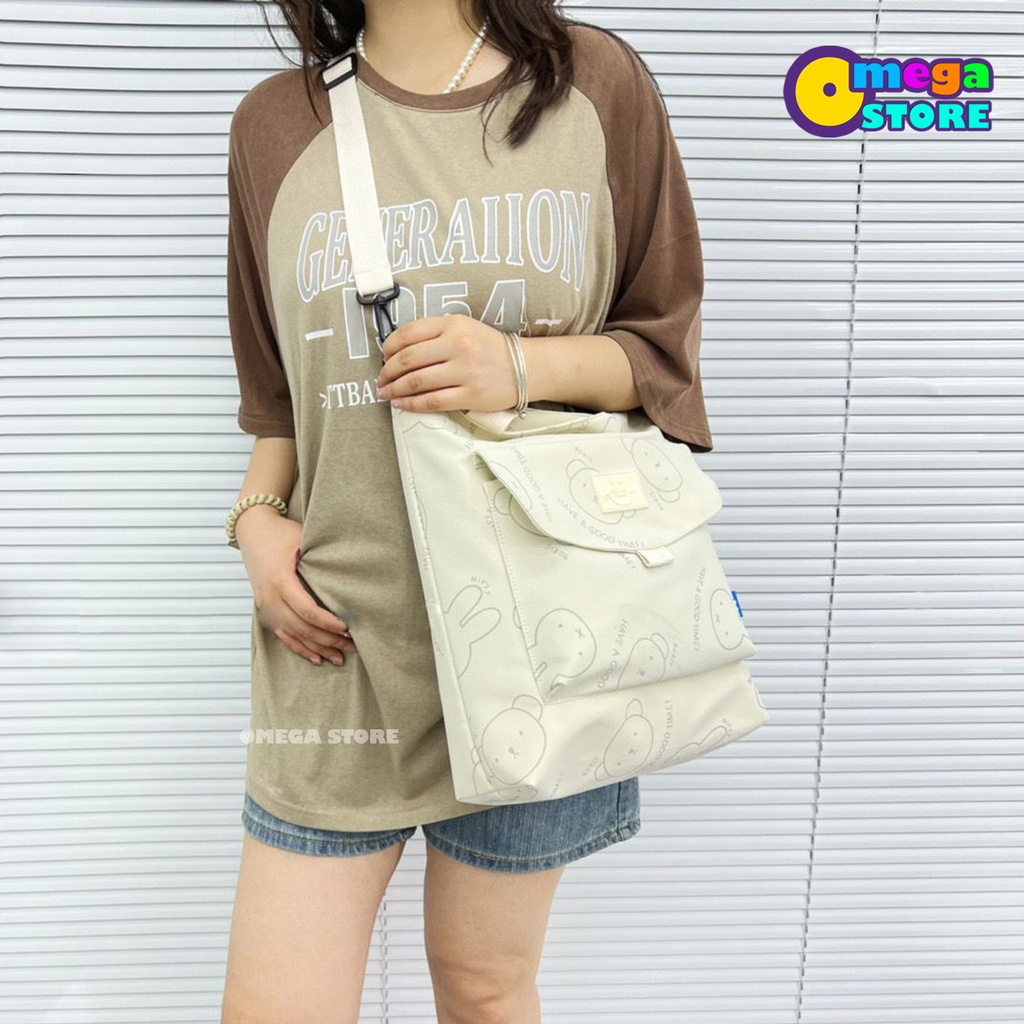 [O&amp;S] Tote Bag Motif Kelinci Terbaru Bagus Simple Elegan Casual Fashion-OS268