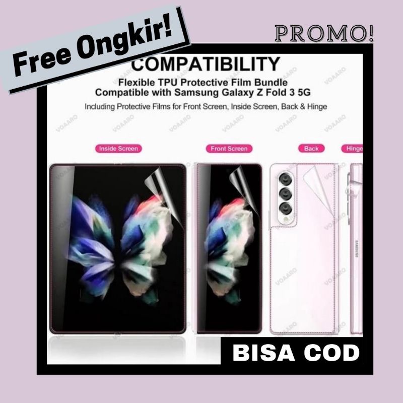 SAMSUNG GALAXY Z FOLD3 5G FOLD 3 HYDROGEL SCREEN PROTECTOR FULL BODY