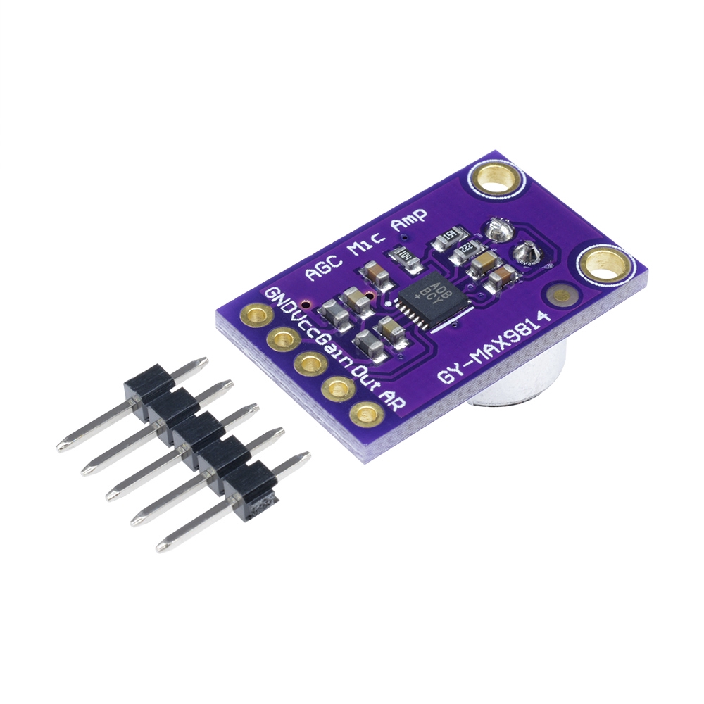 〖Factory Supplier/COD〗Modul Amplifier Mikrofon MAX9814 Auto Gain untuk Arduino